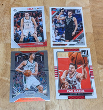 Pau Gasol 4 Card Lot - Panini Prizm Donruss NBA Hoops