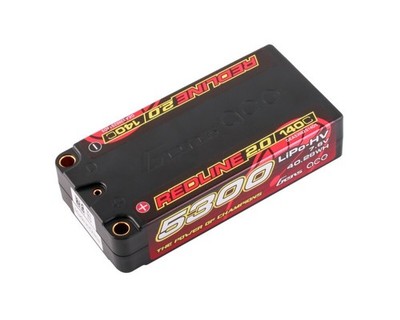 Gens Ace Redline 2.0 Shorty LiPo 2S HV 7.6V 5300 140C GENA53002S14D5 