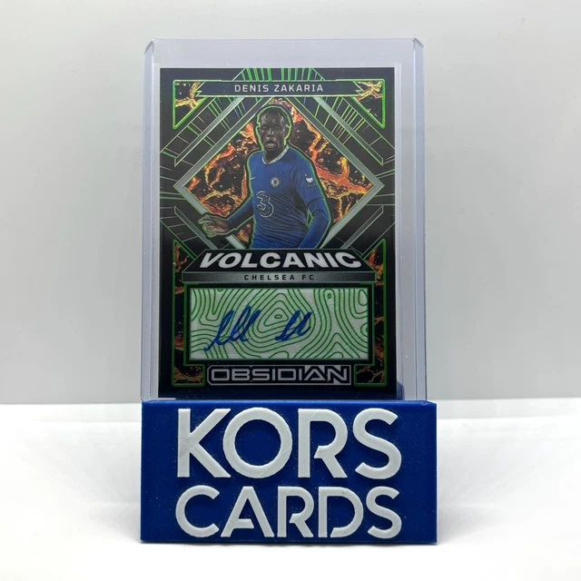 Chelsea FC DENIS ZAKARIA AUTO 5/5 LP - 2022/23 PANINI OBSIDIAN GREEN AUTOGRAPH
