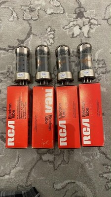 RCA 6550 Tubes NOS   Matched Quad