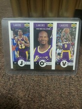 Shaquille O'Neal Eddie Jones Nick Van Exel Basketball player Cards NBA Lakers A