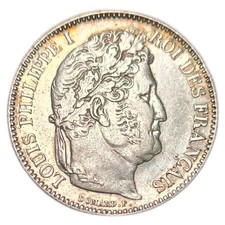 Louis-Philippe 1er, 1 franc couronne de chêne 1846 Paris - 251943