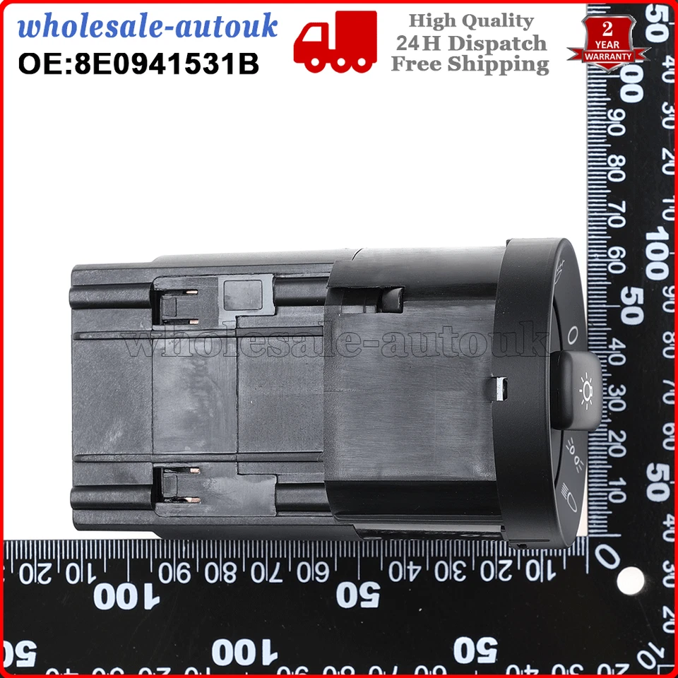 For AUDI A4 8E B6 B7 2000-2007 AUTO Headlight Light Fog Light Switch 8E0941531B - Image 4 of 4