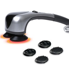 Deep Tissue Massager with Heat - Dual Head Percussion for Full-Body Relief
