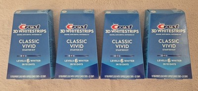 4x Professional 3D Whitestrips CLASSIC VIVID Starter Kit