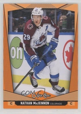 2024-25 O-Pee-Chee Orange Border 15/25 Nathan MacKinnon #1 1u6