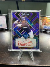 2023 Wild Card Auto Mania Raimfer Salinas Purple Auto 1/8 New York Yankees