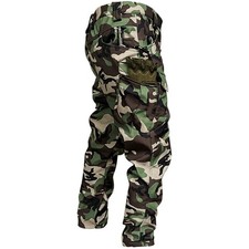 Men Soft Shell Fleece Trousers Waterproof Outdoor Tactical Combat Work Pants