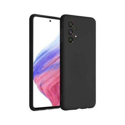 Für Samsung Galaxy A13 Hülle Cover Schwarz Gel Stoßfest Flüssiges Silikon
