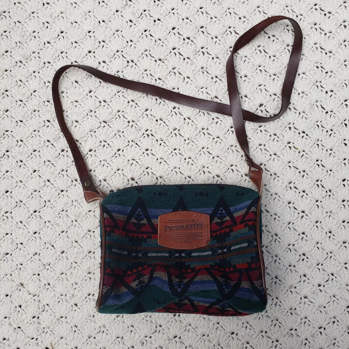Pendleton Geometric Aztec Southwestern Wool Pattern Small Purse Shoulder Bag  | eBay