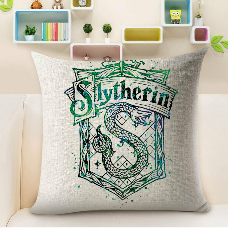 Harry Potter Cushion Cover Hufflepuff Throw Pillow Case Home Car Decoration Gift eBay