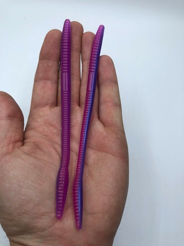 Zoom Trick Worm Style Straight Tail Floating Worm Barsch Angelköder 20ct 6,5" - Bild 4 von 60