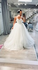 wedding dress size 8 tulle ballgown