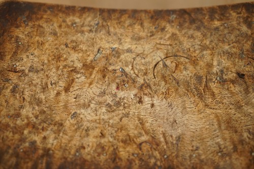 ORIGINAL 1930'S BURR OAK ROBERT MOUSEMAN THOMPSON STOOL WITH PERIOD CURVED TOP - Picture 12 of 23