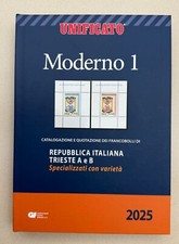 UNIFICATO MODERNO 1 2025 Catalogazione e quotazione francobolli