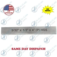 High Speed Steel 3/32 Inch x 1/2 Inch x 4 Inch Cut Off Parting Blade USA