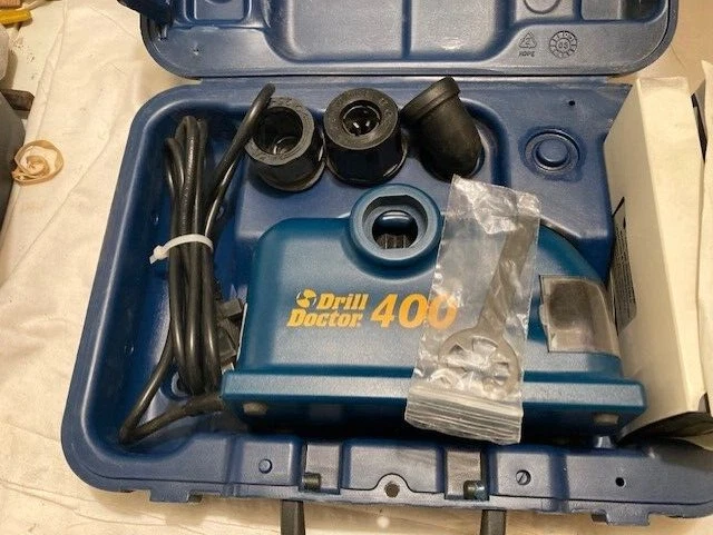 NOS DRILL DOCTOR 400 JOURNEYMAN ELECTRIC DRILL BIT SHARPENER WITH CASE MANUAL