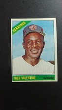 1966 Topps baseball card # 351 Fred Valentine ( VERY GOOD CONDITION )