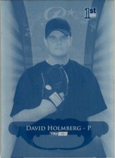2010 TriStar Pursuit DAVID HOLMBERG #109 Rookie Press Plate 1/1