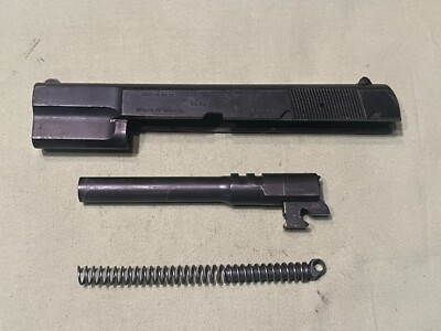 USED ARGENTINA FM HI POWER COMPLETE SLIDE BARREL GUIDE ROD SPRING 9MM ...