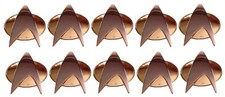 Star Trek the Next Generation Metal Communicator SET of 10 Pins