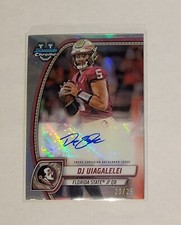 2024 Bowman U Chrome DJ Uiagalelei Image Variation SP Auto /25 Florida State