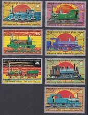 Äquatorialguinea 1972 gest. Briefmarken kompletter Satz Michel Nr. 147 / 153