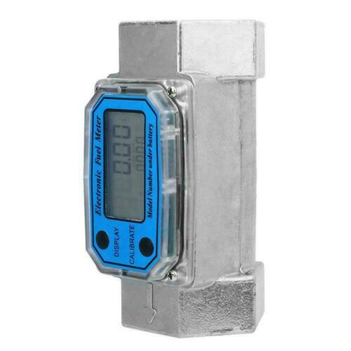 1" Inch Turbine Digital Diesel Water Fuel Flow Meter Oval Gear Flow Gauge - Picture 6 of 12