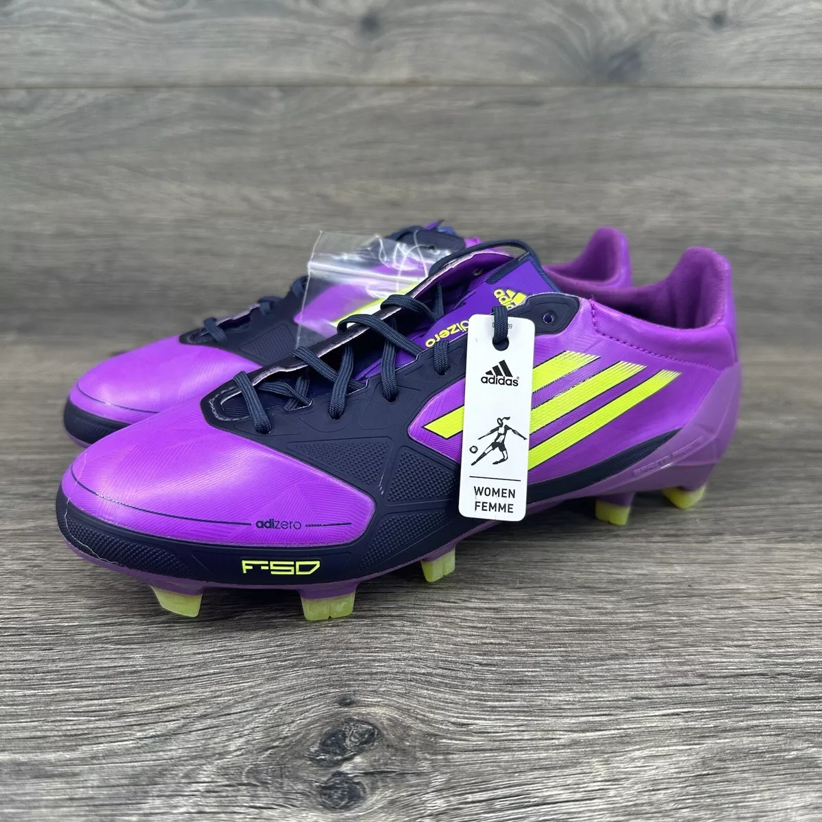 Adidas F50 Adizero TRX FG SYN Women&#039;s Cleat - Size 5 - Purple - V23959 |