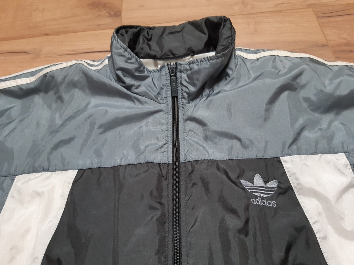ADIDAS retro vintage top track jacket bluse sweatshirt zip