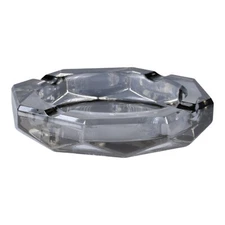 Thick Crystal Glass Ashtray Cigar - Decorative Cigar Ashtray - Cigar Accessory