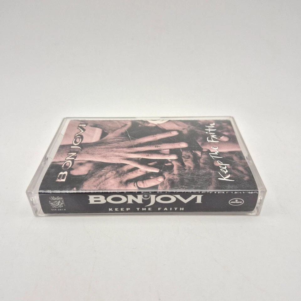 Bon Jovi - Keep The Faith Cassette Tape 1992 Polygram Jamboo 514 241-4 - Image 3 of 4