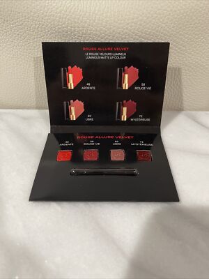 CHANEL Rouge Allure Velvet Luminous Matte Lipstick 4 Color Sample
