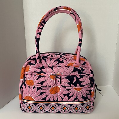 Vera Bradley Love Me Large Shoulder Bag Tote Retired Pattern Quilted Purse Flora