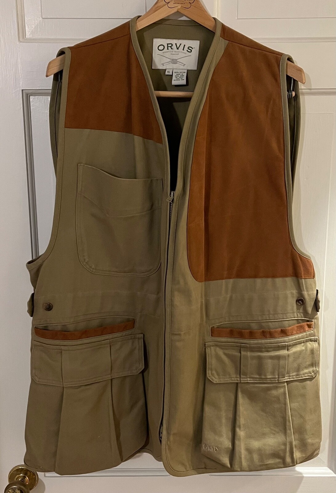 Orvis Shooting Vest, XL, Twill/Sueded, Left Hand, Clays or Game eBay