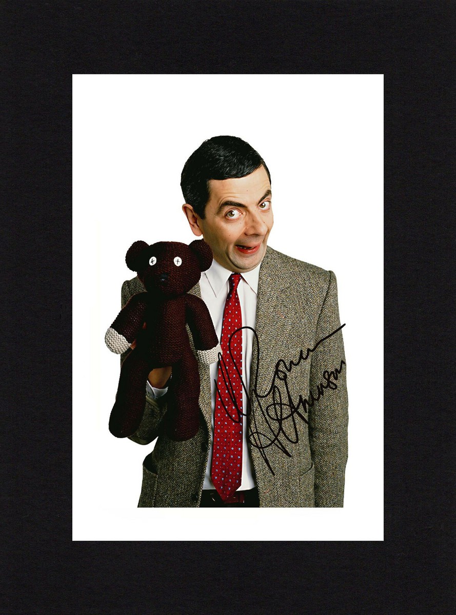 Rowan Atkinson Mr Bean En Peluche Montaje 8X6 ROWAN ATKINSON