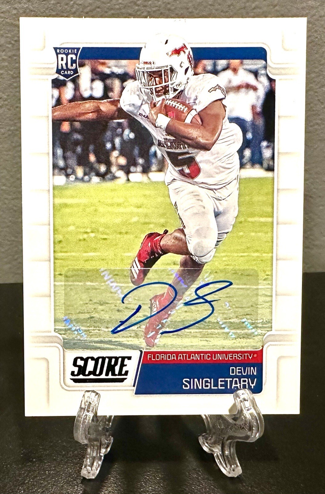 2019 Score DEVIN SINGLETARY Rookie Auto Autograph RC🔥Florida Atlantic Texans
