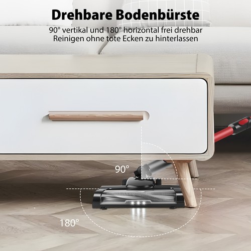 6000W Staubsauger Akku Handstaubsauger kabellos beutellos 6-in-1 Wandladestation - Bild 6 von 19