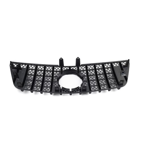 GTR Style Front Bumper Hood Diamond Grille For Benz ML Class W164 2009-2012 - Foto 15 di 15