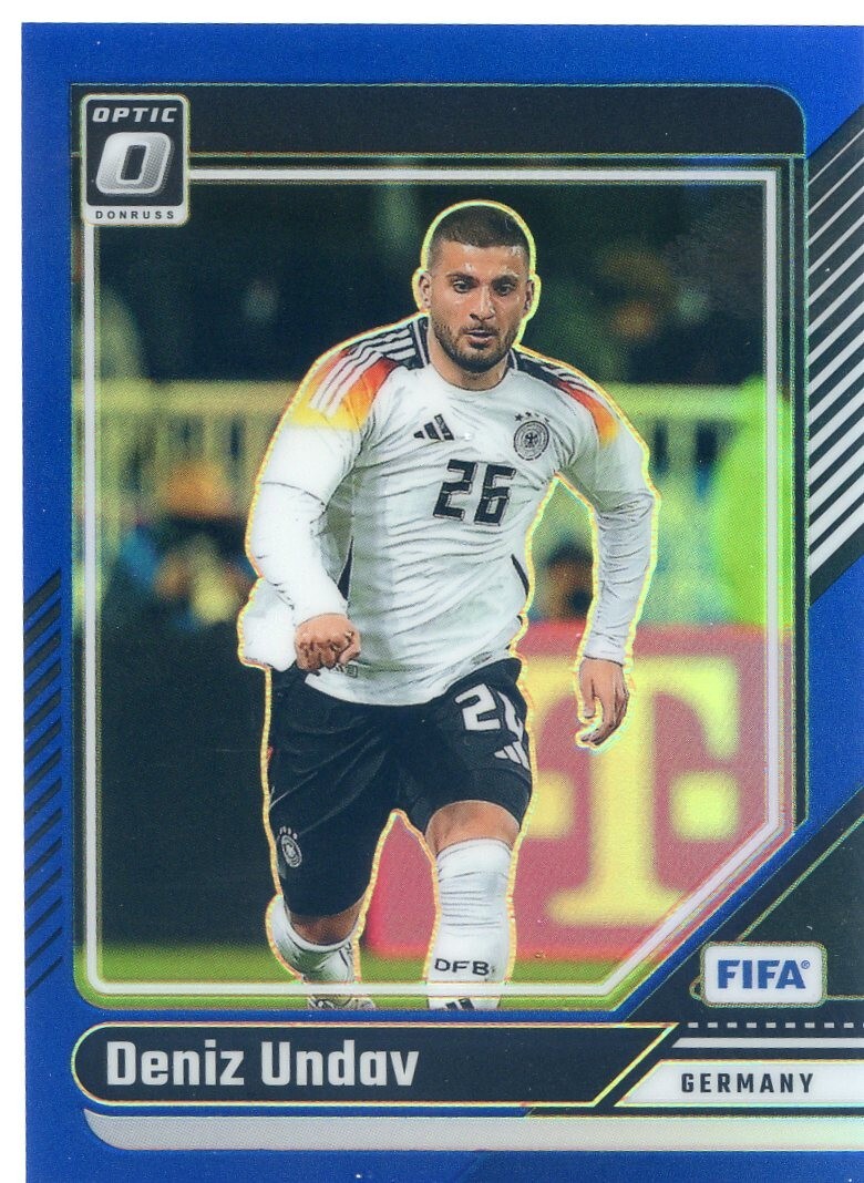 2024-25 Panini Donruss FIFA Soccer DENIS UNDAV #142 OPTIC BLUE