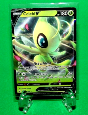 Celebi V HP180 2020 Collectible Pokemon Trading Card Celebi V HP180 2020 Collectible Pokemon Trading Card