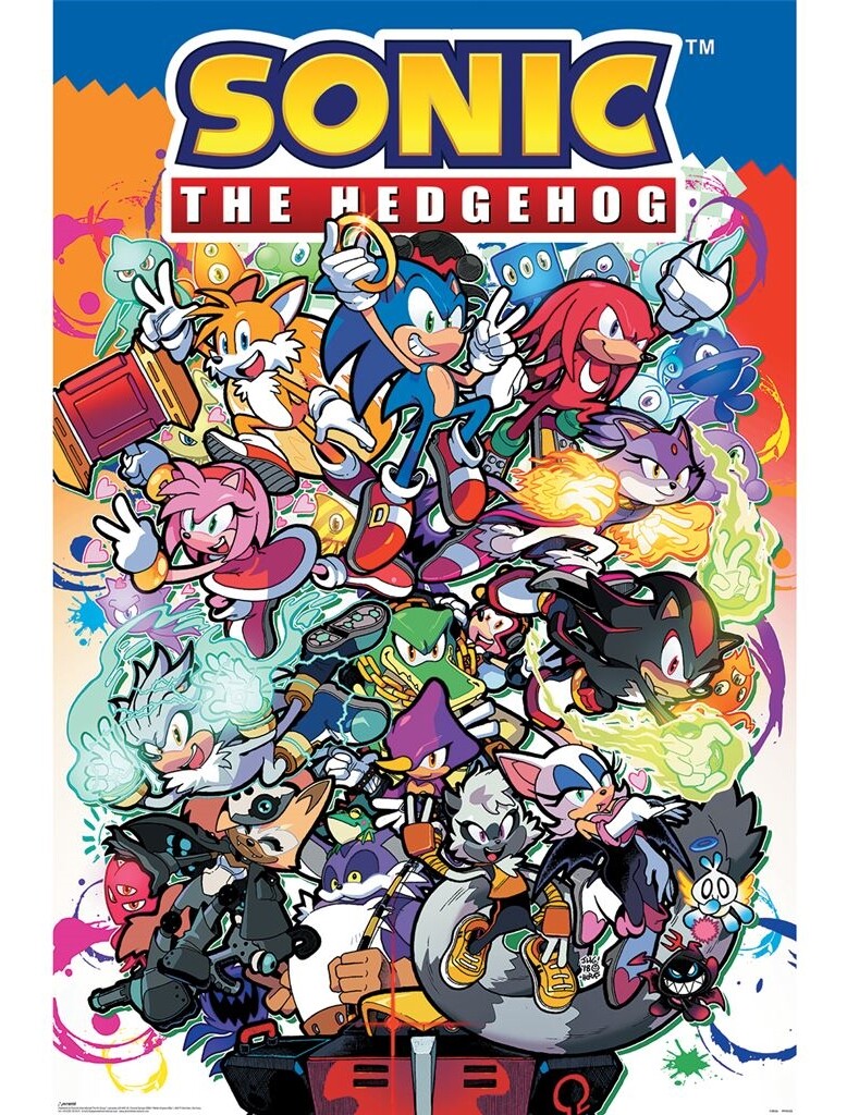 Sonic The Hedgehog (Sonic Comic Characters) Maxi Poster -