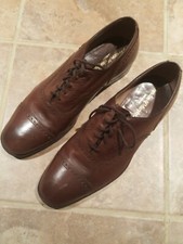 Men JOHNSTON  MURPHY Tie Up Oxford Shoes SIZE 10 M
