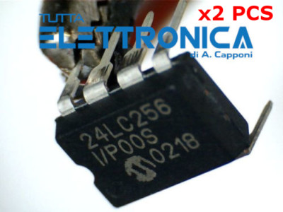 IC Microchip 24LC256 24 LC256 I/P 256K CMOS Serial EEPROM Integrated Circuit NOS