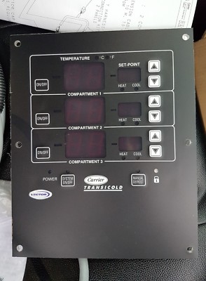 Carrier Transicold Vector Multi Temp Reefer Trailer Flush Mount Controller 3Comp