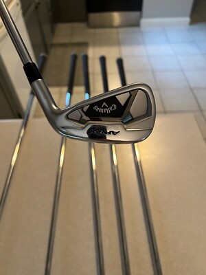 callaway apex 21 irons 5-P, tour velvet grips, 6.5 project x shafts