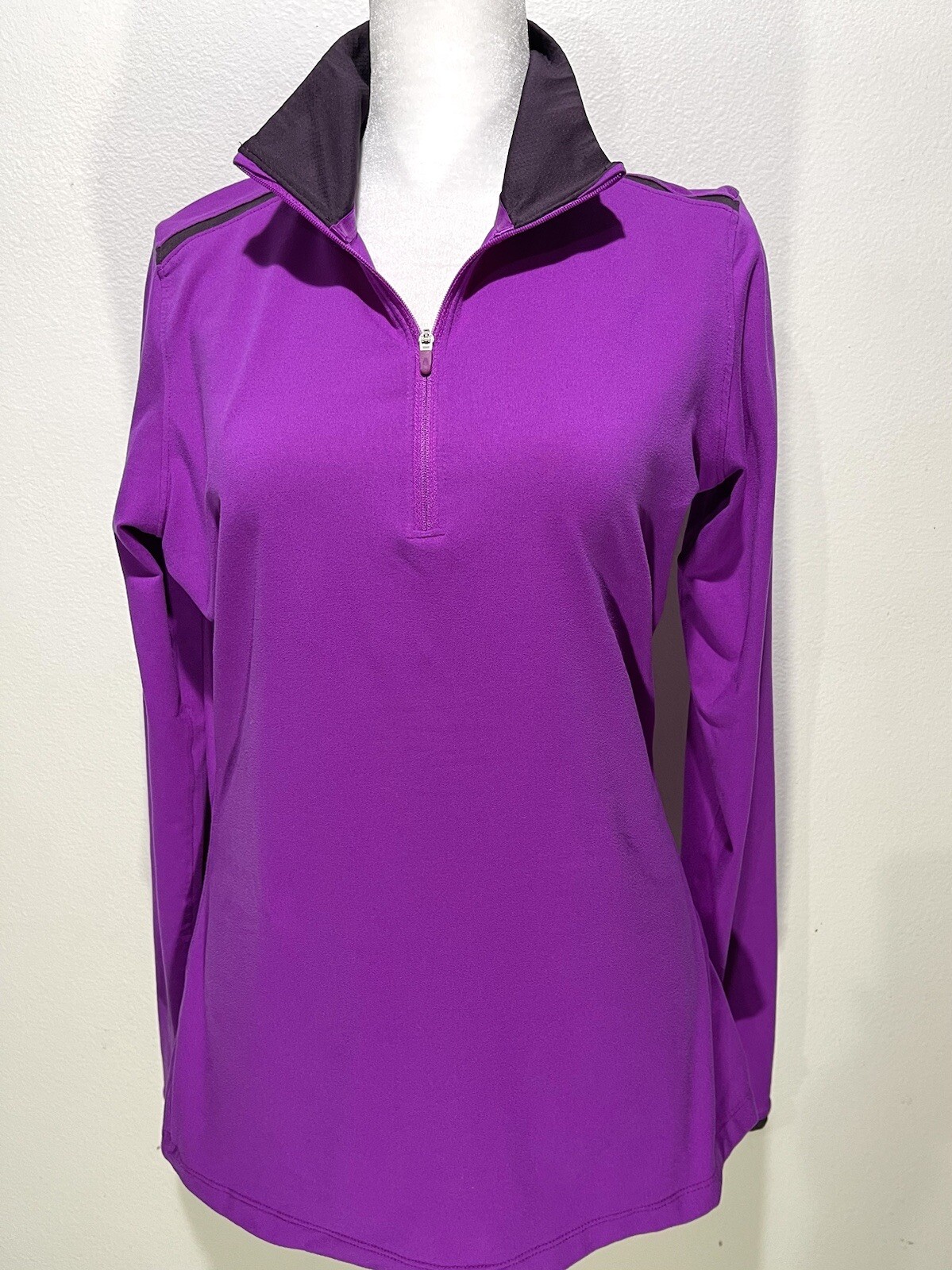 Nike Dri-FIT Women's Purple Long Sleeve Performance Golf Shirt Size M