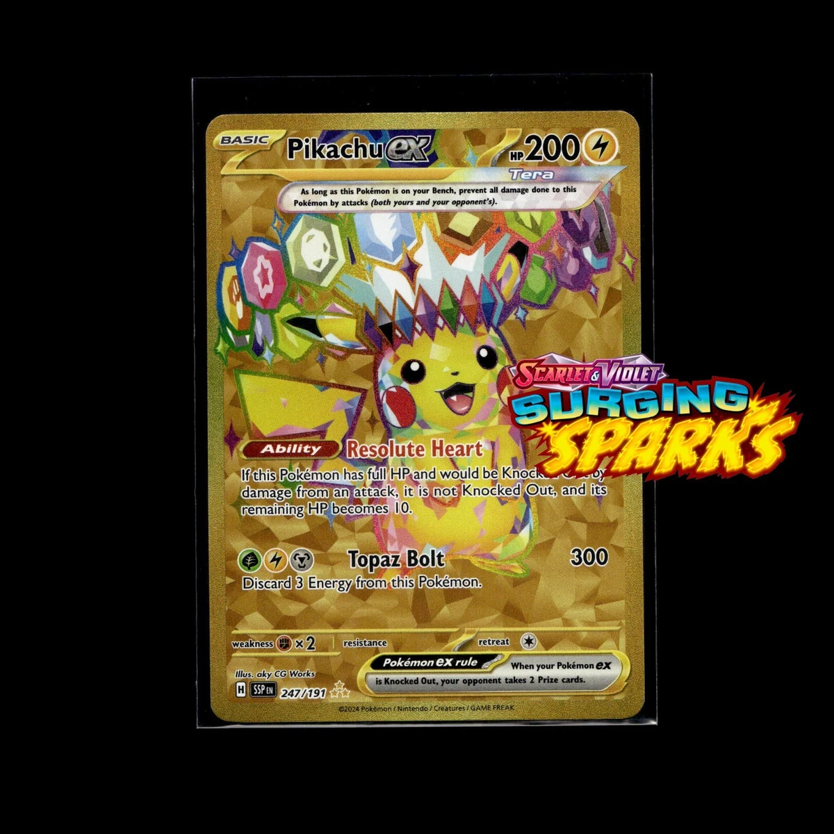 Pikachu Ex 247/191 Sv08: Surging Sparks for sale | eBay