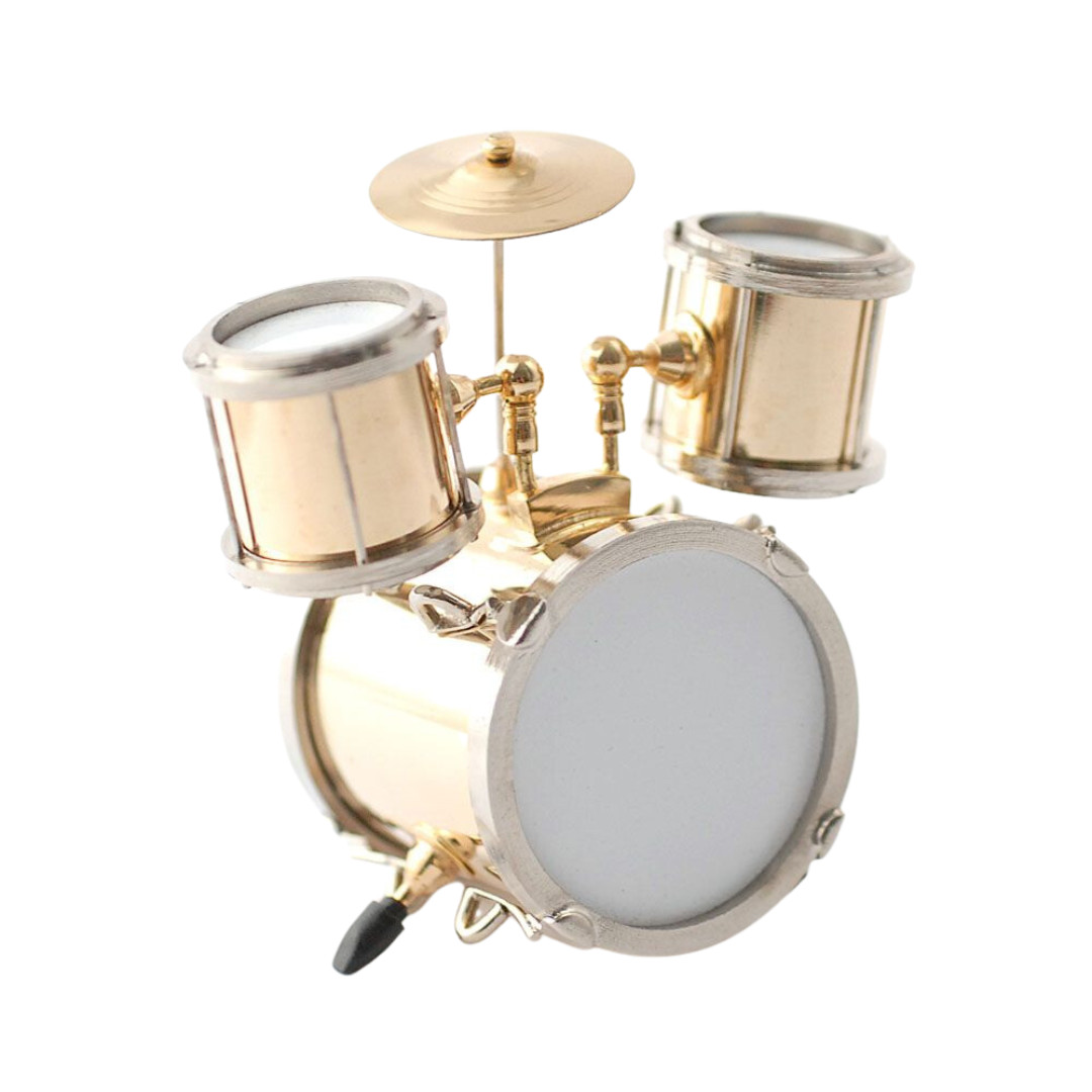 Dolls House Drums Musical Room School Instrument Miniature 1:12th Scale