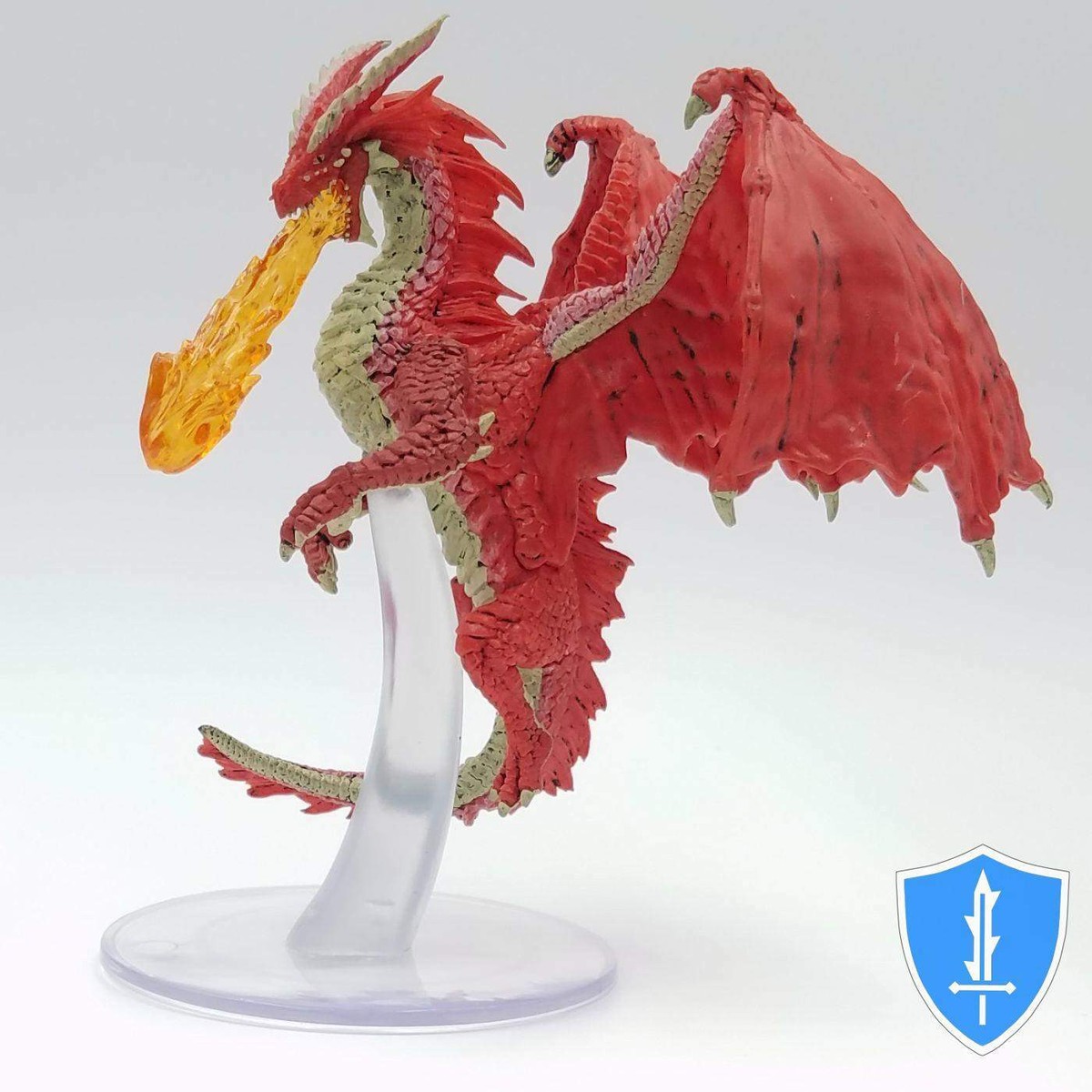 Young Red Dragon - Fangs and Talons #44 D&D Icons Huge Miniature